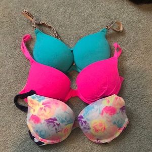 3 bras from PINK